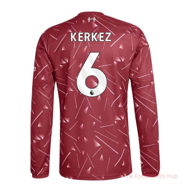 [LK] 2026-2027 Liverpool Long Sleeve Home Shirt Kids Kerkez 6