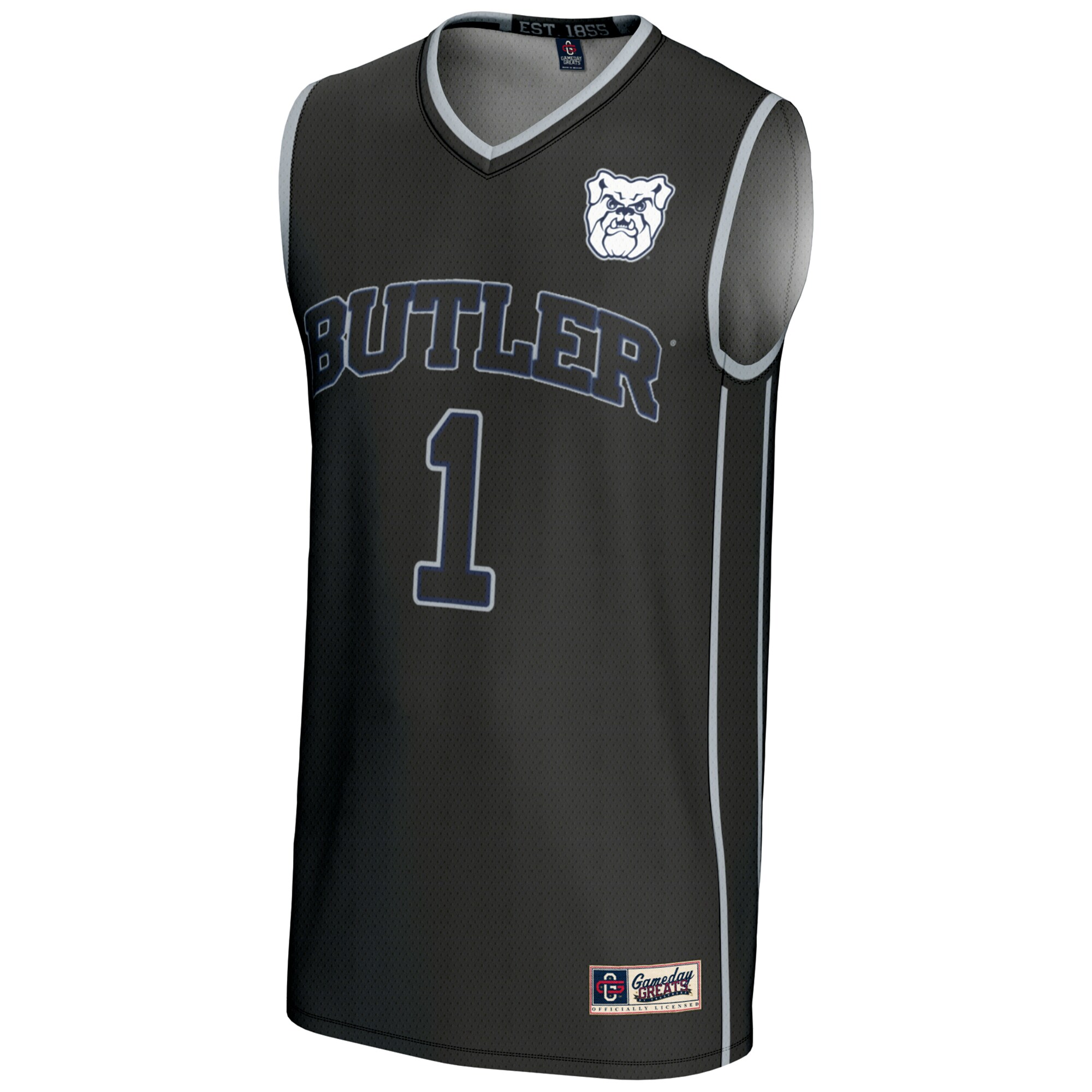 [DDG] Butler Bulldogs GameDay Greats Lightweight Basketball Jersey - Black