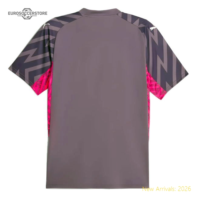 2023-2024 Man City Goalkeeper Shirt Purple Charcoal Ederson M 31