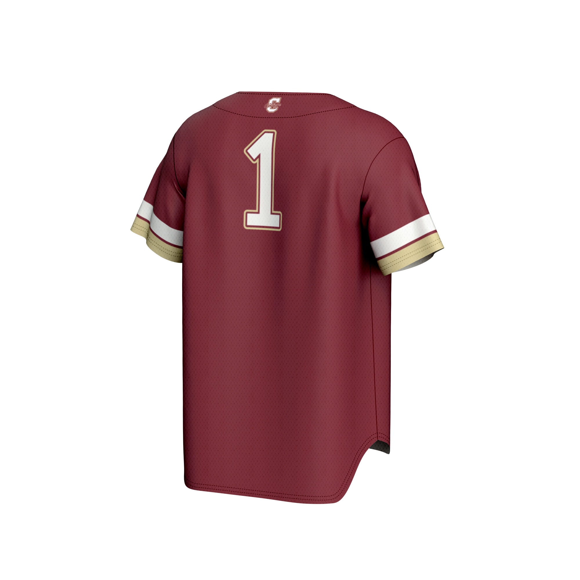 [NJP] Charleston Cougars GameDay Greats Youth Lightweight Collegiate Baseball Fashion Jersey - Maroon