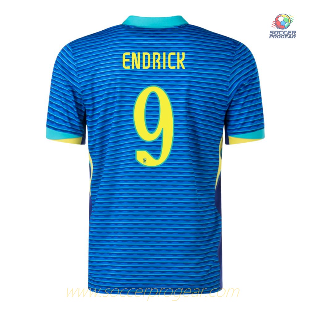 Brazil Away Soccer Shirt 2024-2025 Collection Season Endrick