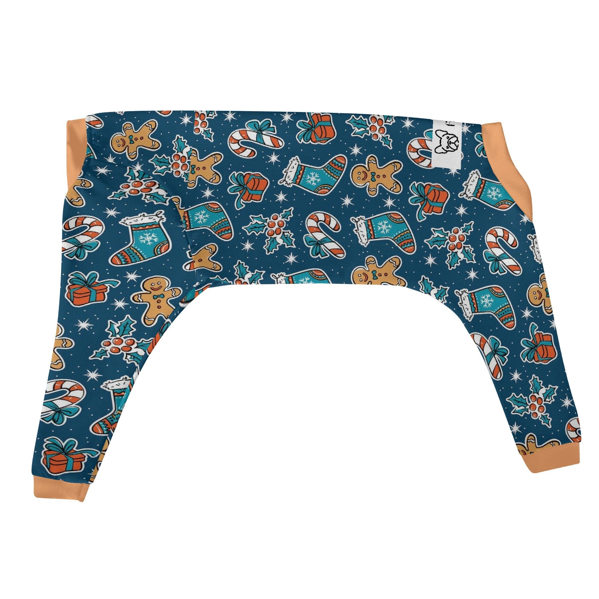 Vet-recommended Christmas - Breed-specific Frenchie Pajama Pet Gear