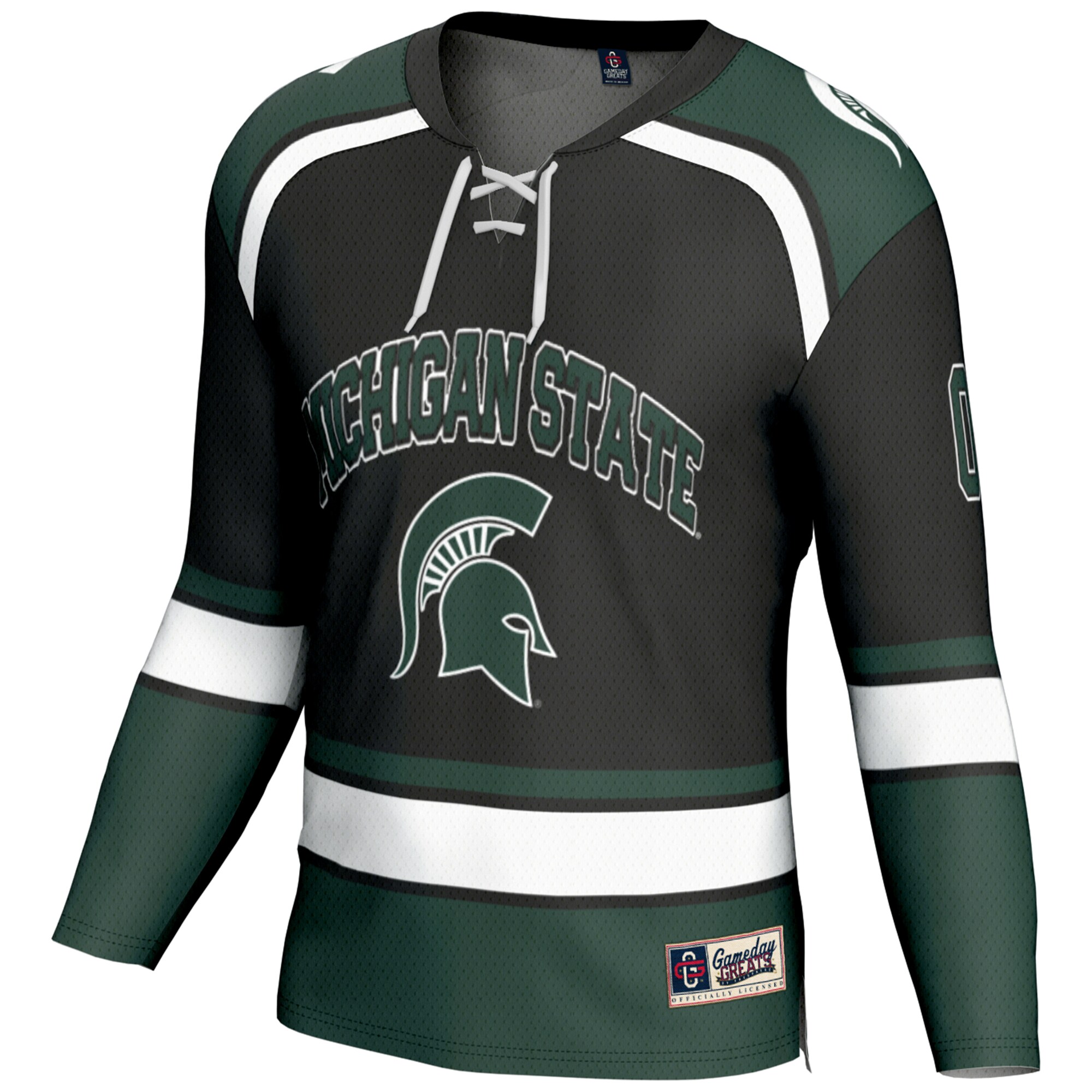 [DDG] Michigan State Spartans GameDay Greats Men's Ice Hockey NIL Pick-A-Player Jersey - Black