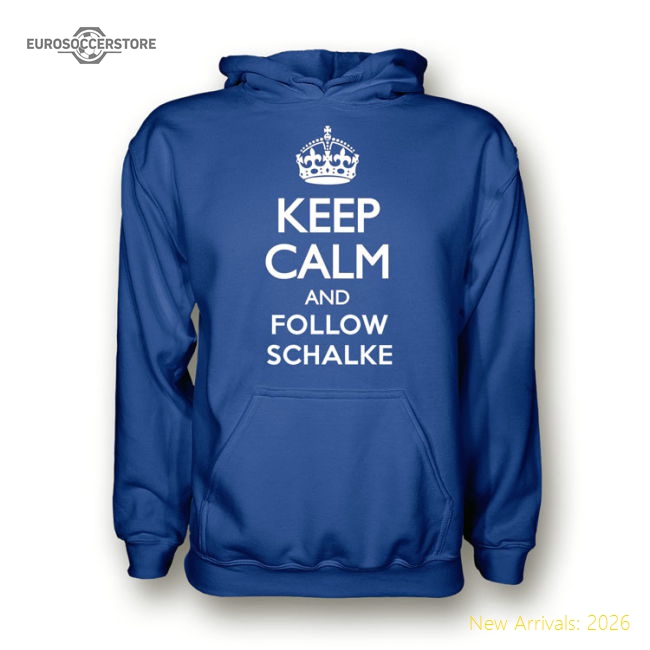 Official Keep Calm And Follow Schalke Hoody (Blue) - Kids
