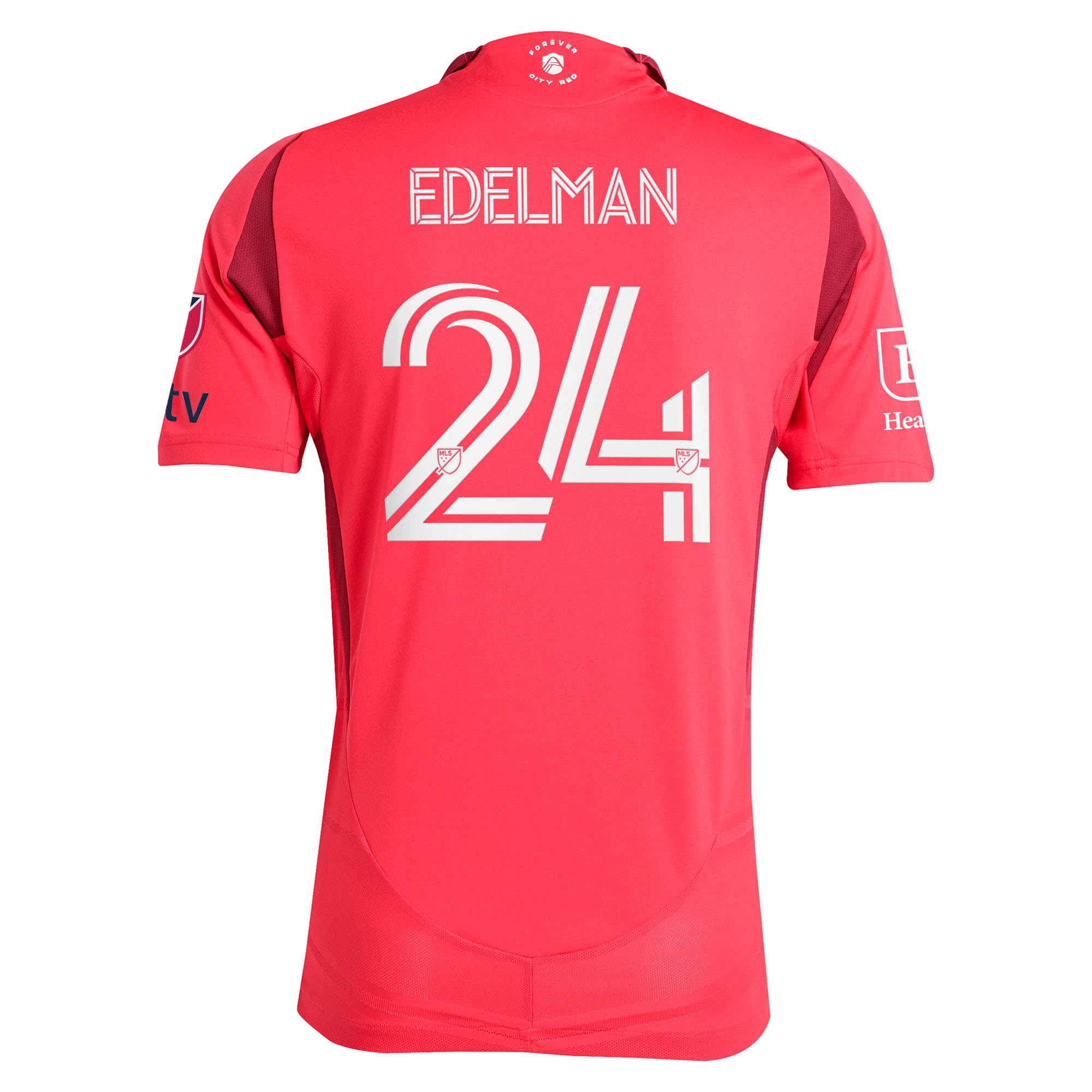 [SJH] Daniel Edelman St. Louis CITY SC 2025 Forever CITY Red On-Field Authentic Jersey - Red