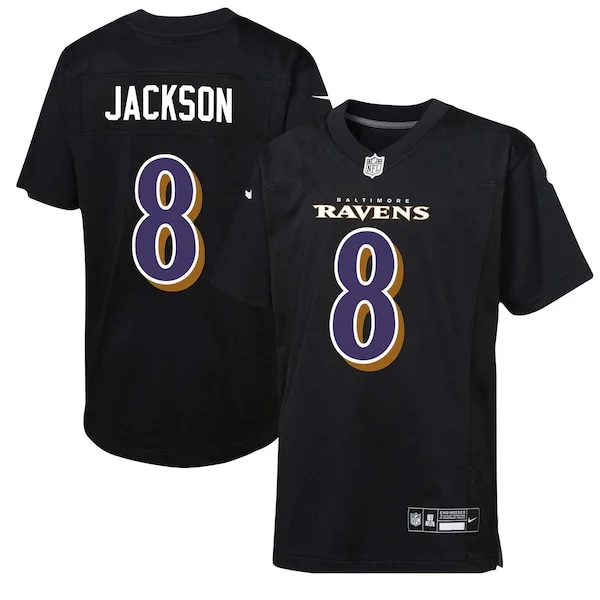 Baltimore Ravens Game NFL Jersey - Black | Durable Football Apparel
