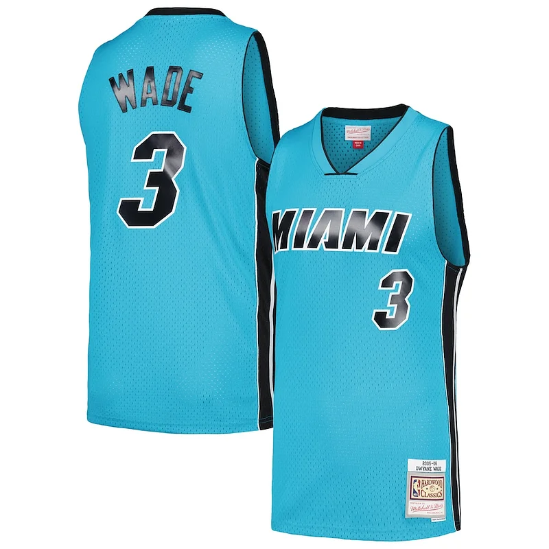 Premium-Quality Dwyane Wade MIA NBA Jersey - Blue - Affordable Price