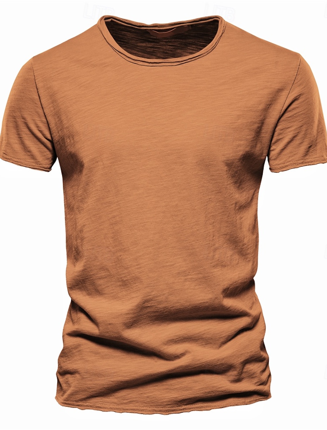 Men's T Shirt Tee Top Short Sleeves Crew Neck Summer Plain Fashion