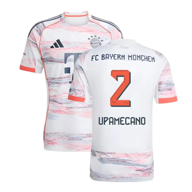 2025-2026 Bayern Away Shirt (Upamecano 2) Reinforced Seams
