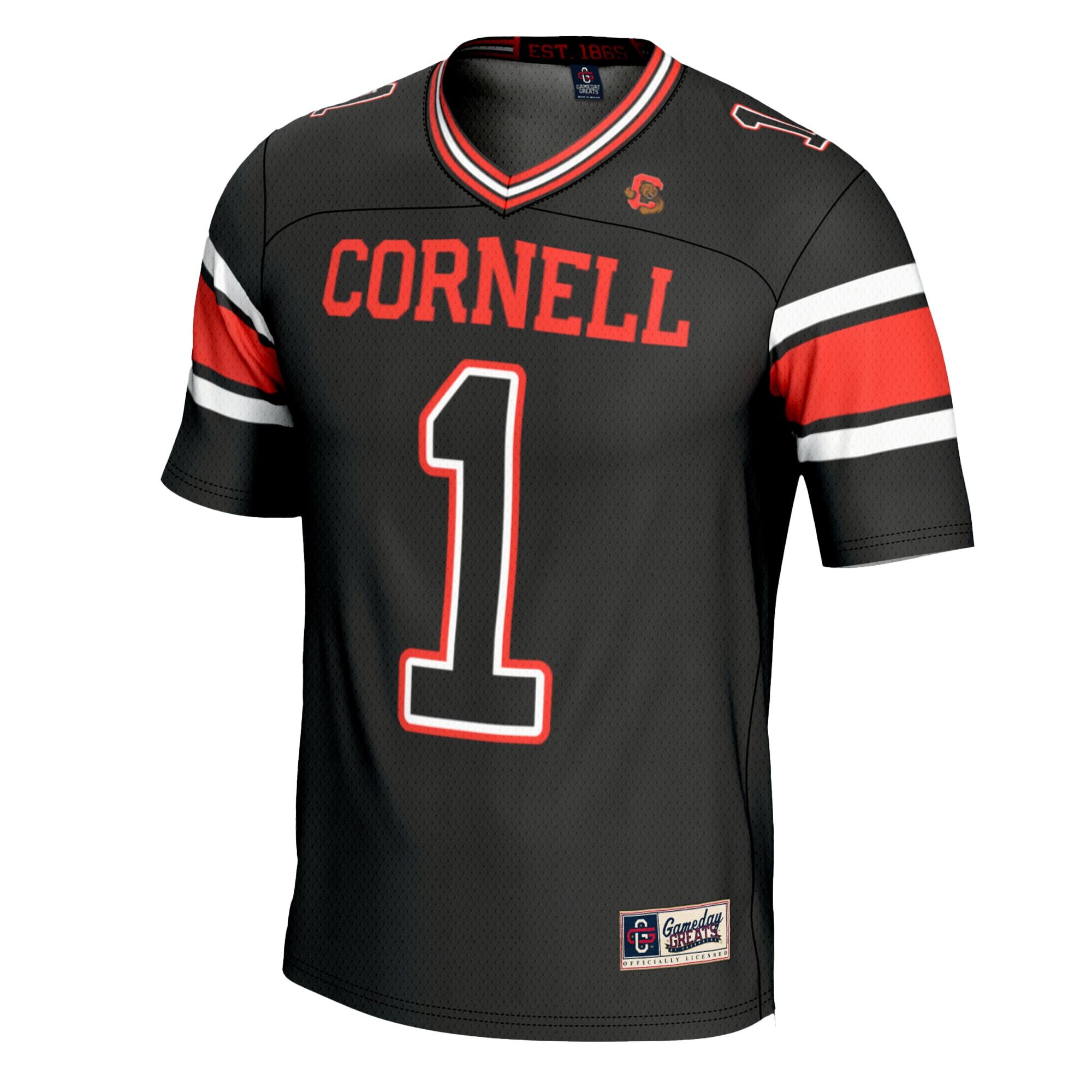 [DDG] Cornell Big Red GameDay Greats Football Jersey - Black