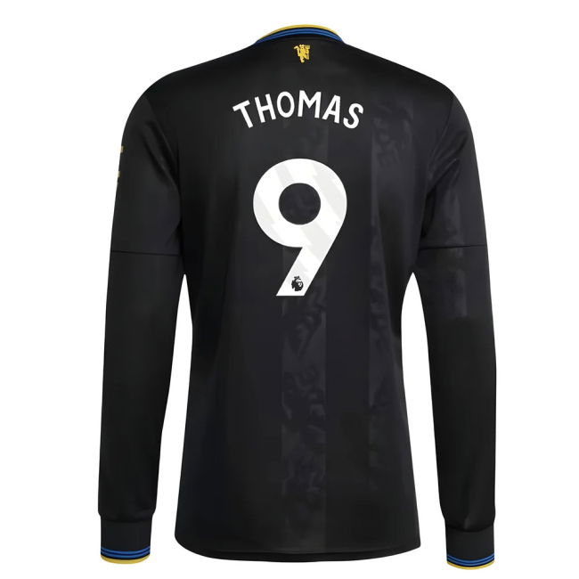 Supporter Football Man Utd Long Sleeve Third Shirt Thomas #9 Ultra...