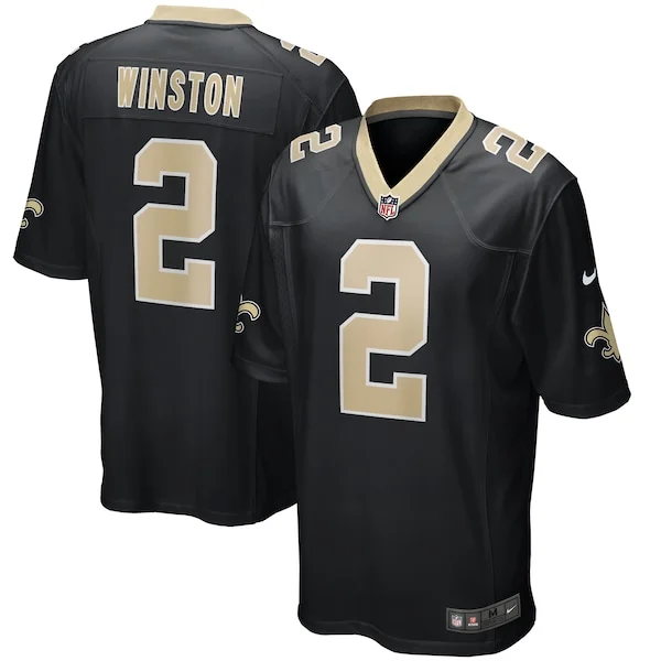 Performance New Orleans Saints Game Jersey - Premium Black NFL Fan ...