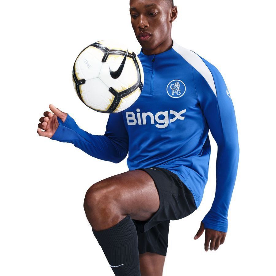 [EFKS] Chelsea Dri FIT Strike Drill Game Royal/Field Training Silver Kit 3rd