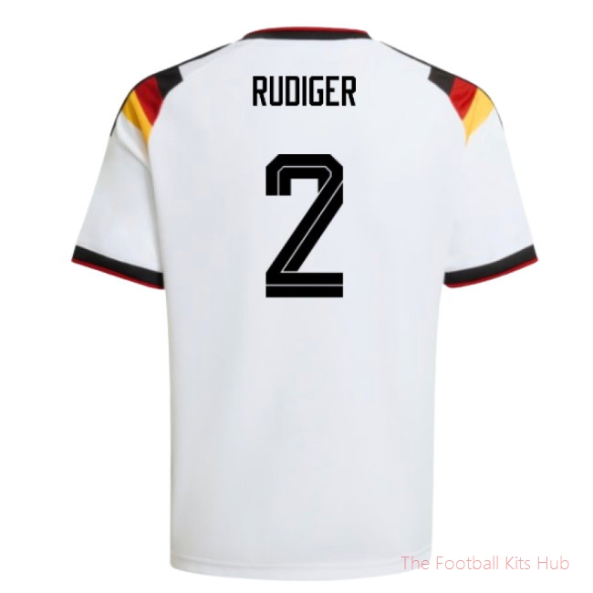[JED] 2026/27 Germany Home Shirt (Kids) (Rudiger 2)