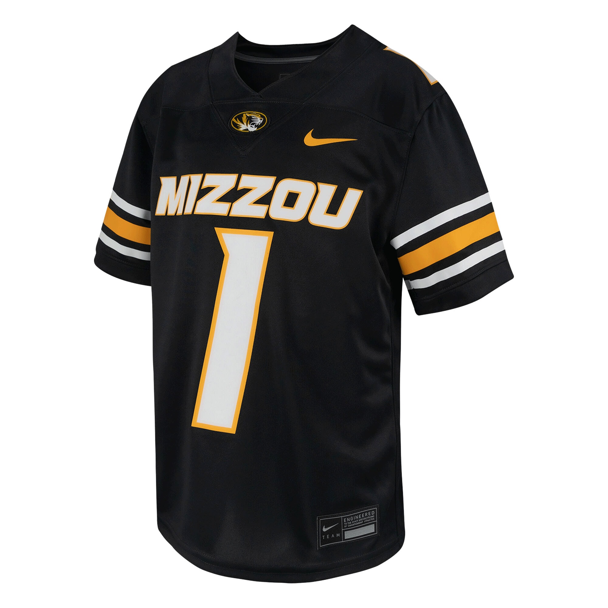 Missouri Tigers Toddler Replica Football Jersey - Black