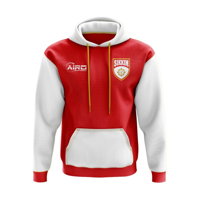 Professional Sikkim Concept Country Football Hoody (Red)