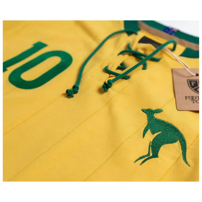Replica Australia Retro Shirt With Laces The Kangaroo Cup