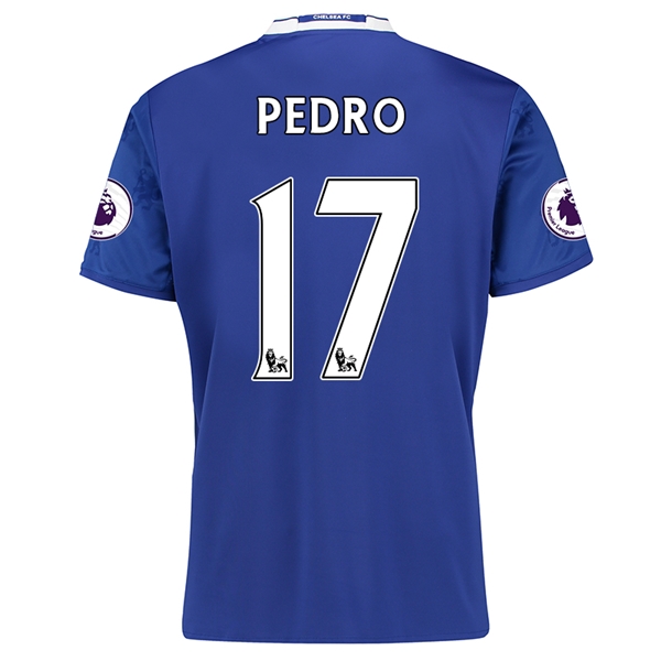Chelsea Home 2016-17 PEDRO 17 Soccer Jersey Shirt - Official Replica