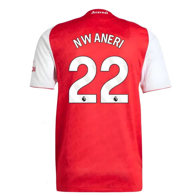New Arsenal Home Game Jersey 2025-2026 (Nwaneri 22)