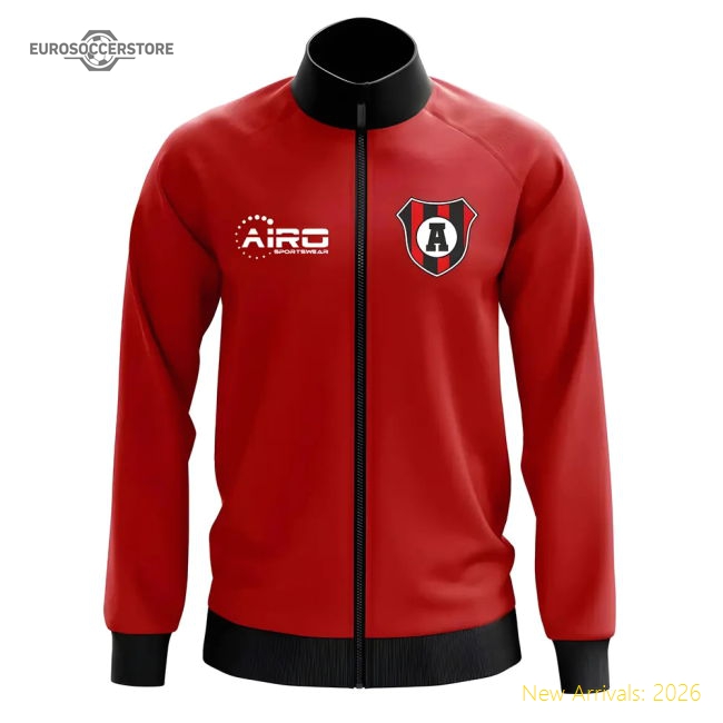 Top-Quality Authentic Milan Concept Football Track Jacket (Red)