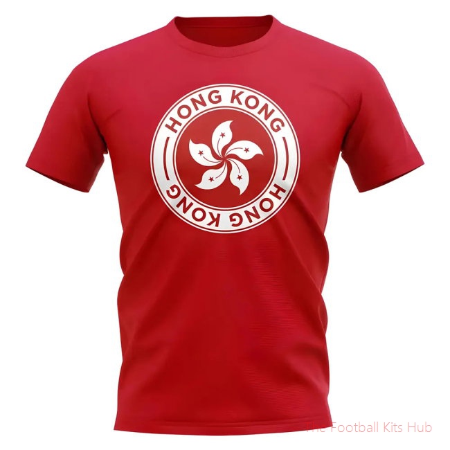 Hong Kong Football Badge T-Shirt (Red)