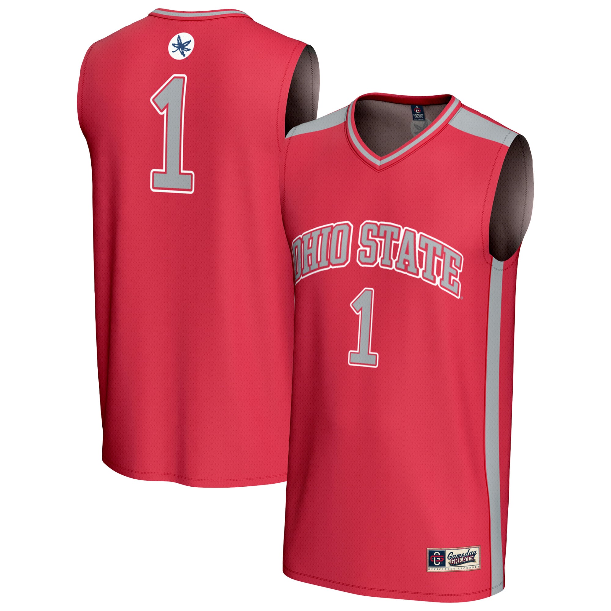 #1 Ohio State Buckeyes GameDay Greats Youth Lightweight Basketball Fashion Jersey - Scarlet