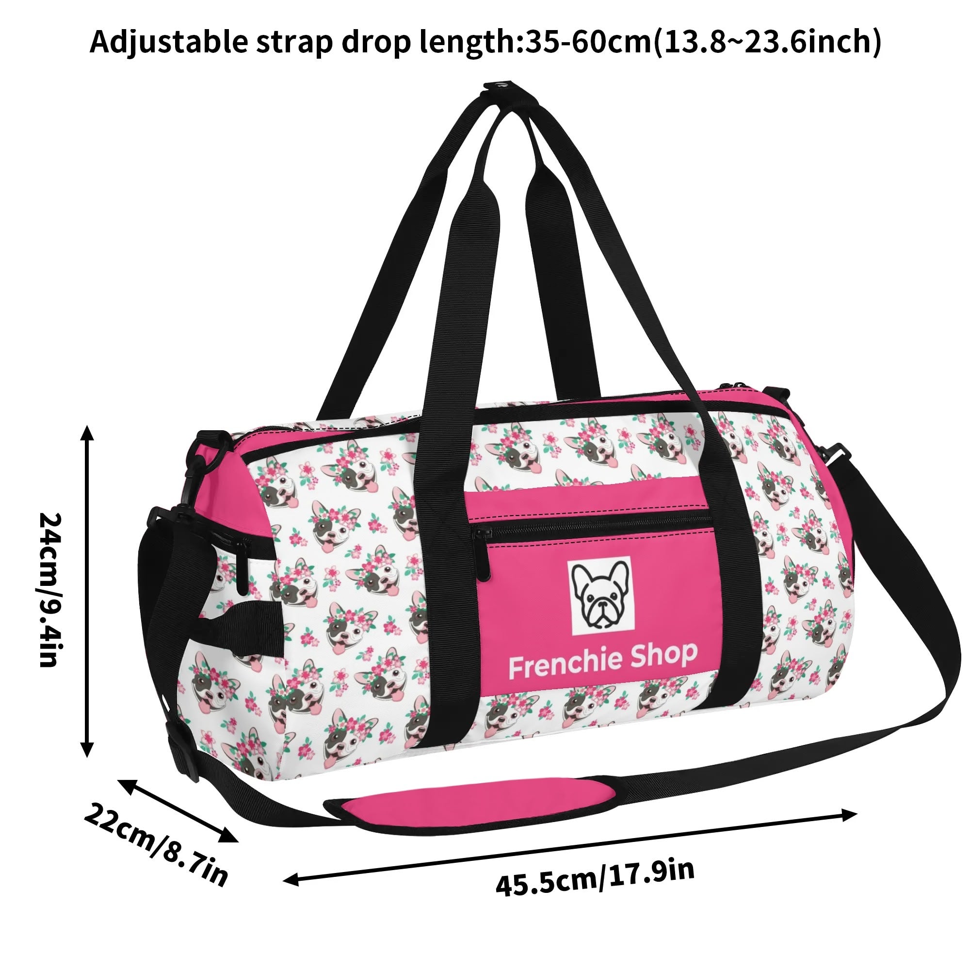 Premium Biggie - Gym Bag For Frenchie Lovers for Everyday Wear Premium
