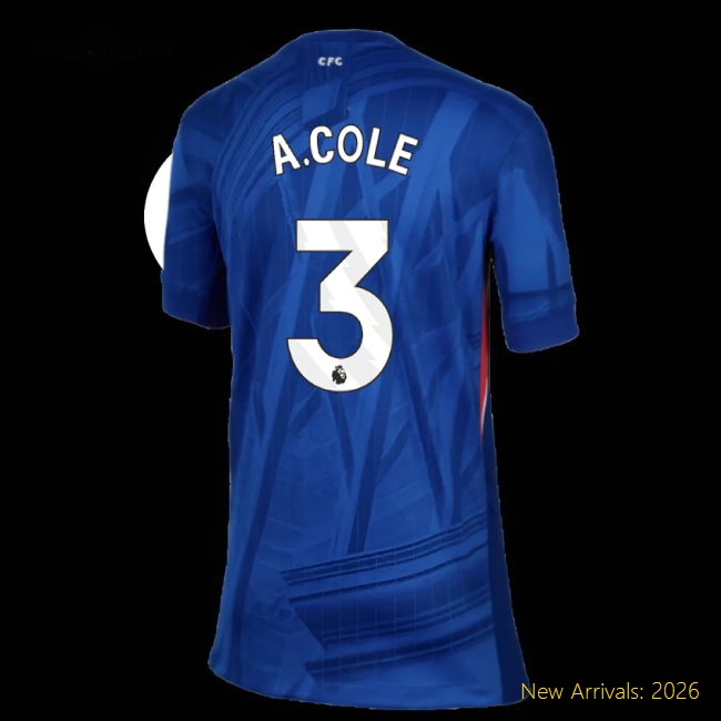 2025-2026 Chelsea Kids Hypoallergenic Jersey A.cole Climacool