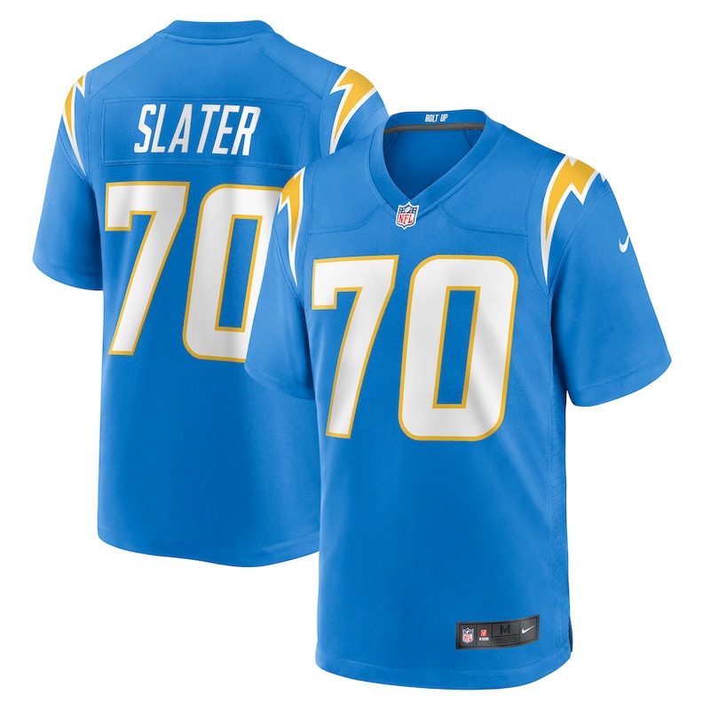 None Rashawn Slater LA Chargers Energetic Genuine Jersey Game Day Wear