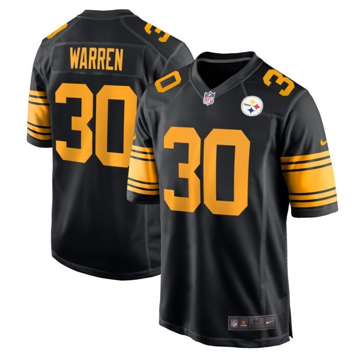 None Men's PIT Steelers Top-Grade Replica Jersey Football Apparel