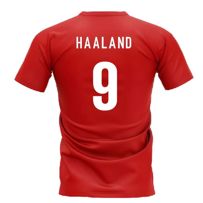 Norway First Team Elite Quality Home Player Jersey (Haaland 9)