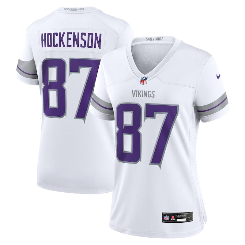 None T.J. Hockenson MIN Vikings Energetic Premium-Quality Jersey