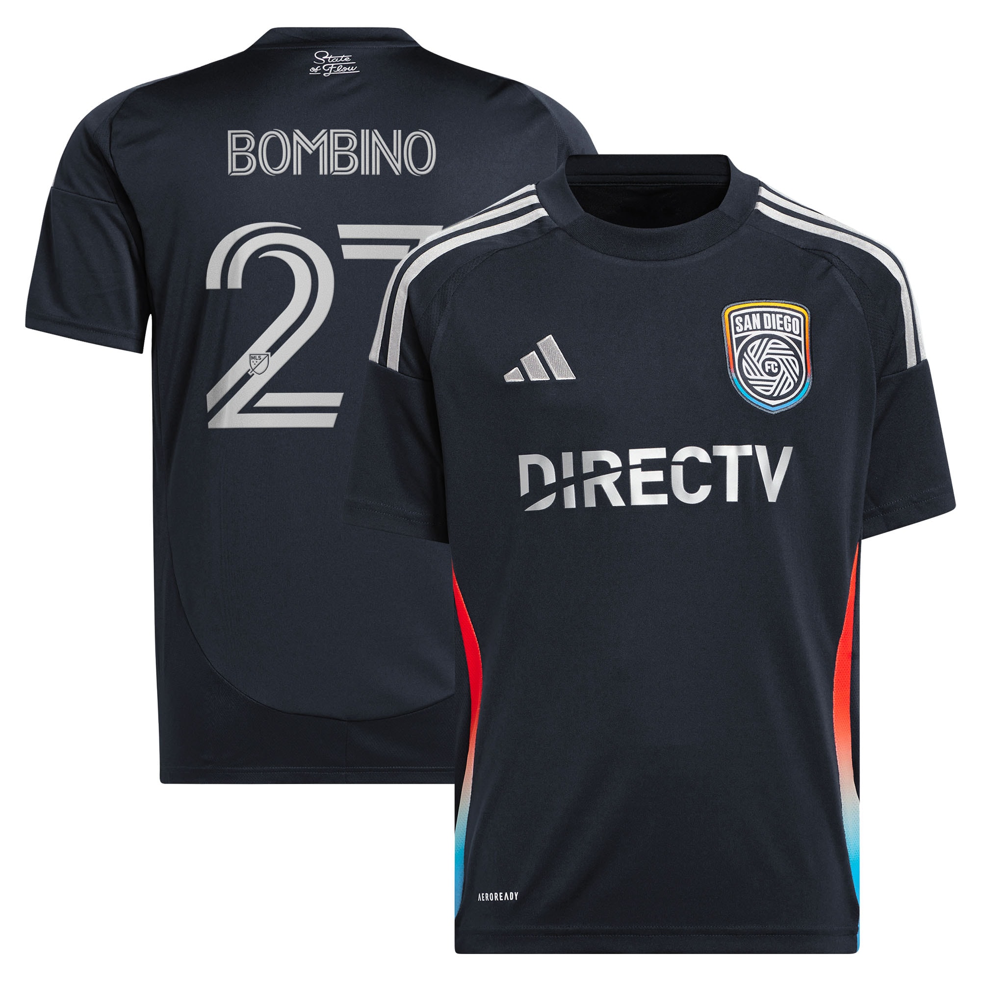 [JED] Women's Luca Bombino San Diego FC 2025 State of Flow Replica Jersey - Navy