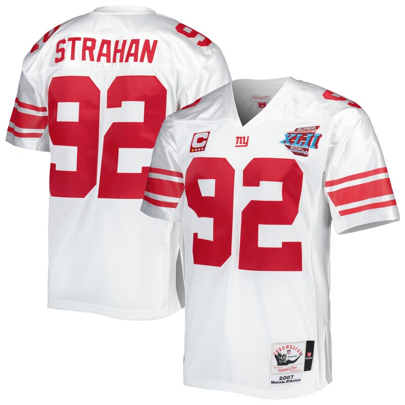 None Michael Strahan New York Giants Budget-Friendly Authentic Jersey