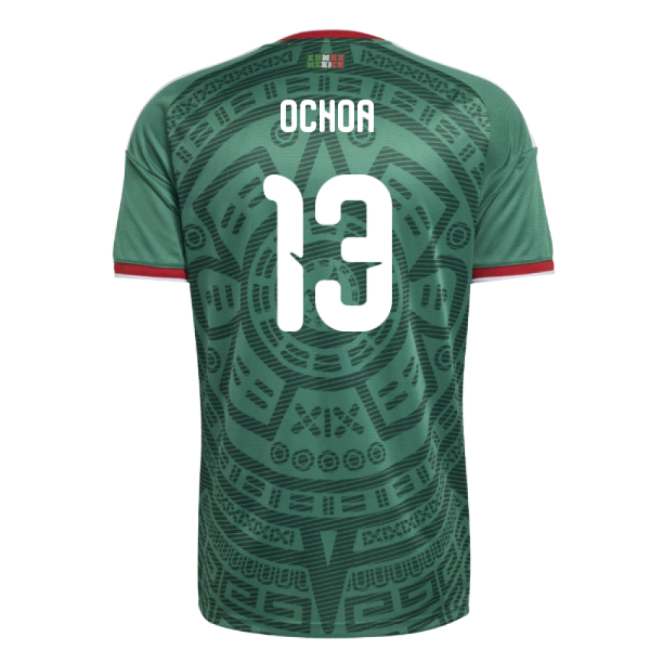 2026-2027 National Teams Mexico Home Jersey Soccer Shirt (Ochoa 13)