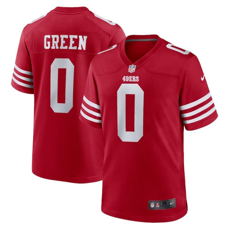 Renardo Green San Francisco 49ers Nike Game Jersey - Scarlet