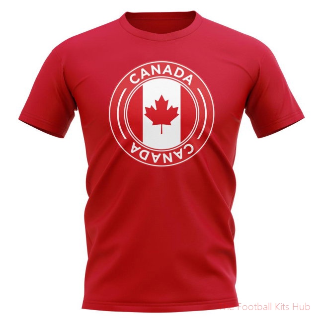 Canada Football Badge T-Shirt (Red)