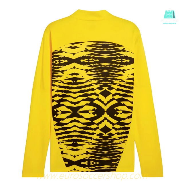 2024-2025 Borussia Dortmund Prematch 1/4 Zip Top (Yellow)