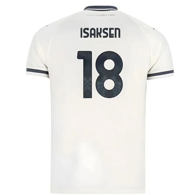 Top Tier Lazio Lazio Away Shirt Kids Isaksen #18 Latest Edition Pa...