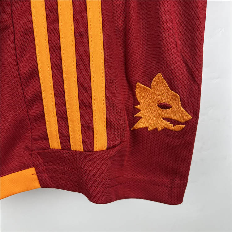Kids AS Roma 2324 Home Kit ShirtShorts - Official Replica 18780