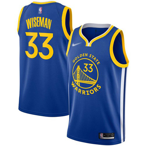High-Quality Golden State #33 James Wiseman 2019 Icon NBA Swingman