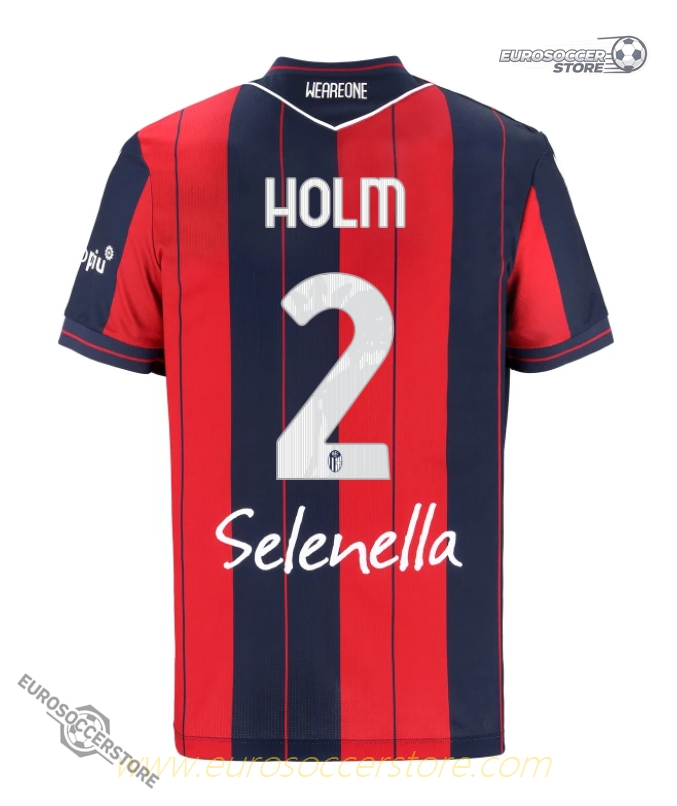 Bologna's 25-26 Home HOLM 2 Football Jersey