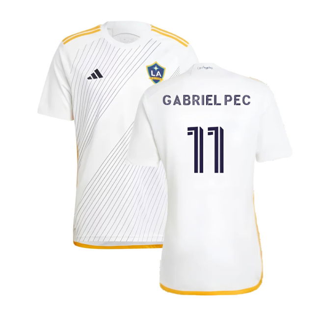 Authentic La Galaxy Mls Jersey Gabriel Pec 2024-2025 Fabric