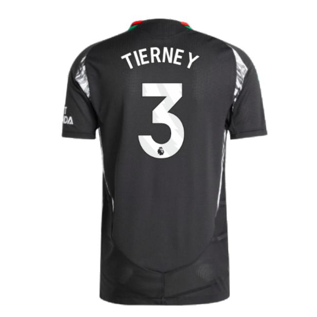 Arsenal Arsenal Authentic Away Shirt Tierney #3 Elite Performance ...