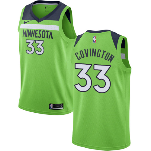 Green Nike M. Timberwolves #33 NBA Jersey Basketball Jersey Quality