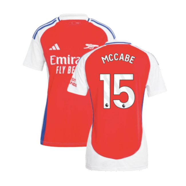 Arsenal Home Football Shirt 2024-20 - McCabe 15 L M Women S