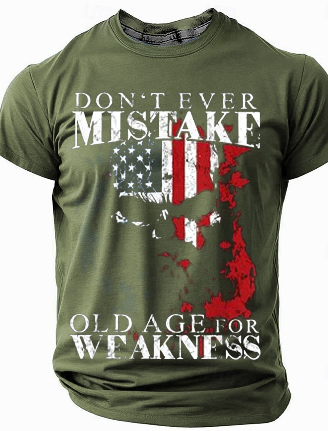 4th of July 2026 250th Memorial Day Patriotic Patriot 3D Print Crew Neck Short Sleeve T-Shirt Casual Daily Street