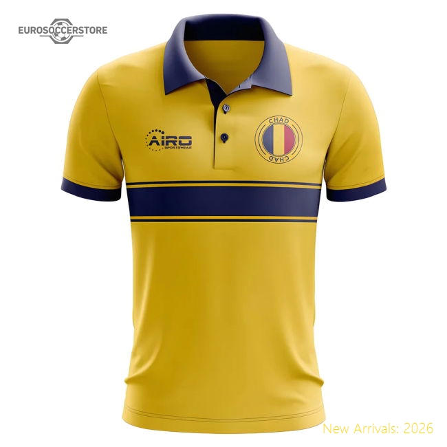 Chad Concept Stripe Polo Shirt (yellow) - Official Design