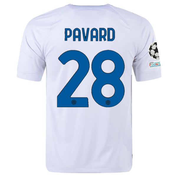 Inter Milan Pavard 2023-2024 UCL Away Jersey – Authentic Shirt