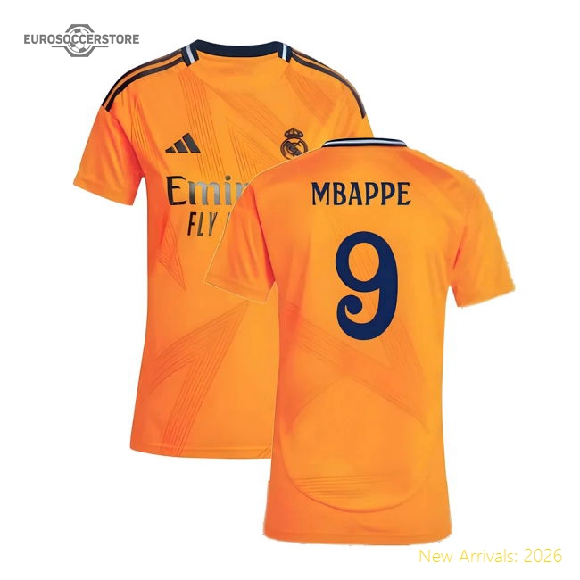 Real Madrid 2024-25 Away Fan Version For Women (Mbappe Soccer Jersey